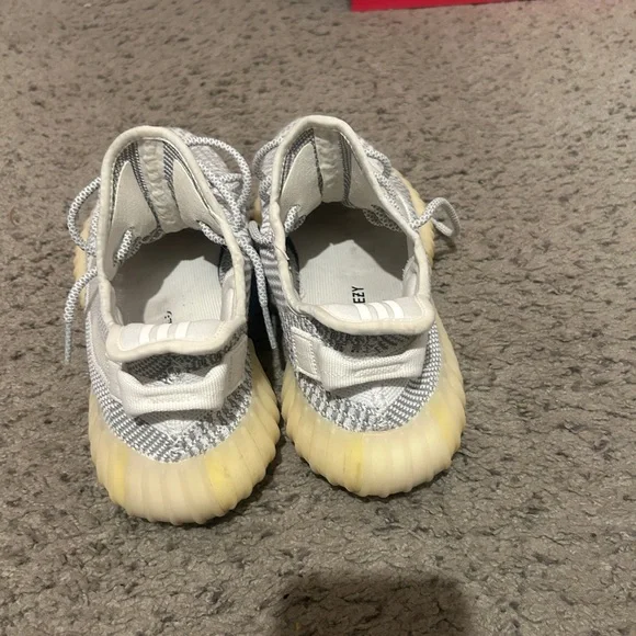 Yeezy Gray and Cream Sneakers - Picture 3 of 4